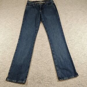 Wrangler Ultimate Riding Jeans Women's 9/10x36‎ Blue Denim Cowboy Cash Style